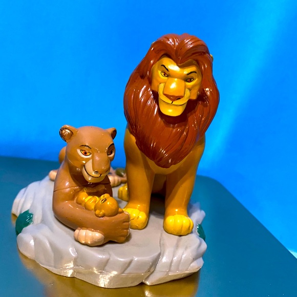 DISNEYS THE LION KING VINTAGE 1990s APPLAUSE BABY SIMBA MUFASA SARABI PVC FIGURE - Picture 4 of 12
